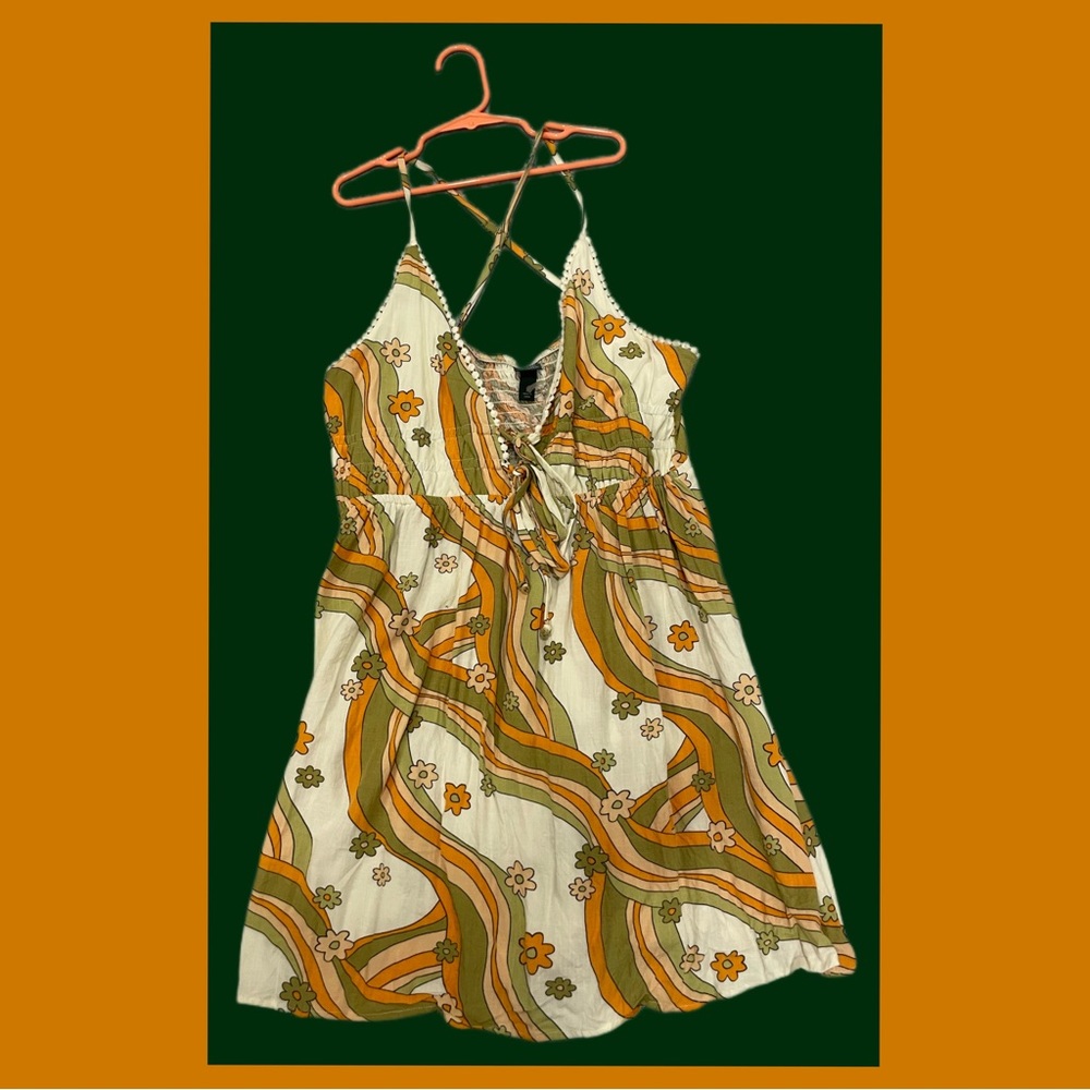 Wild Fable Summer Sun Dress Short Retro